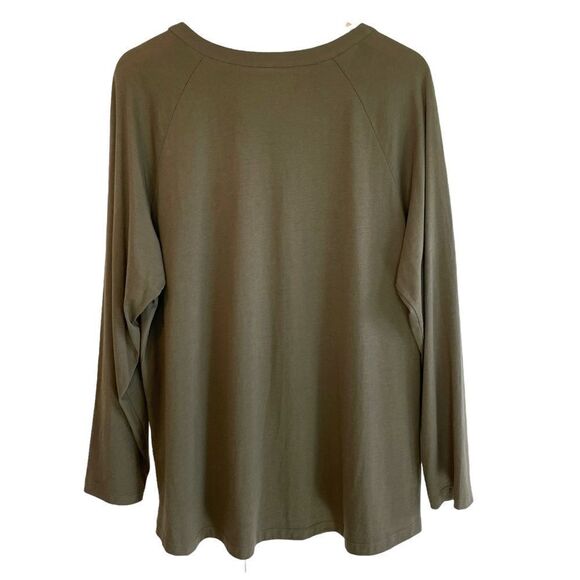 J Jill Embroidered Button Down Top 100% Rayon - Picture 5 of 6